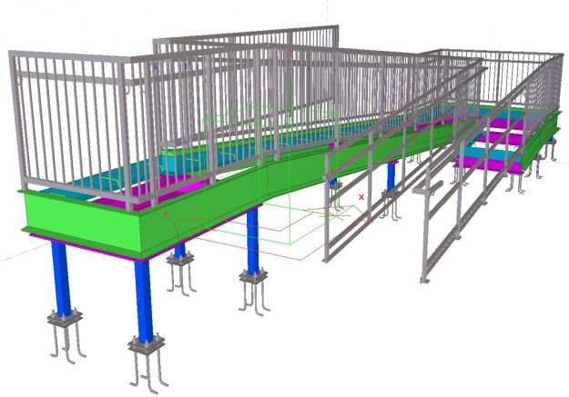 Stairs, Railings&<br>other steel<br>shop drawings
